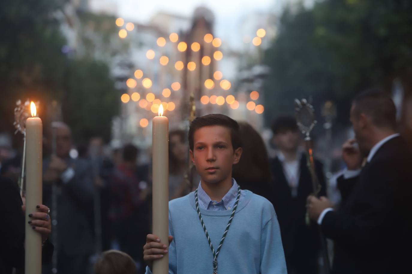 La solemne procesión de la Virgen del Amparo en Córdoba, en imágenes