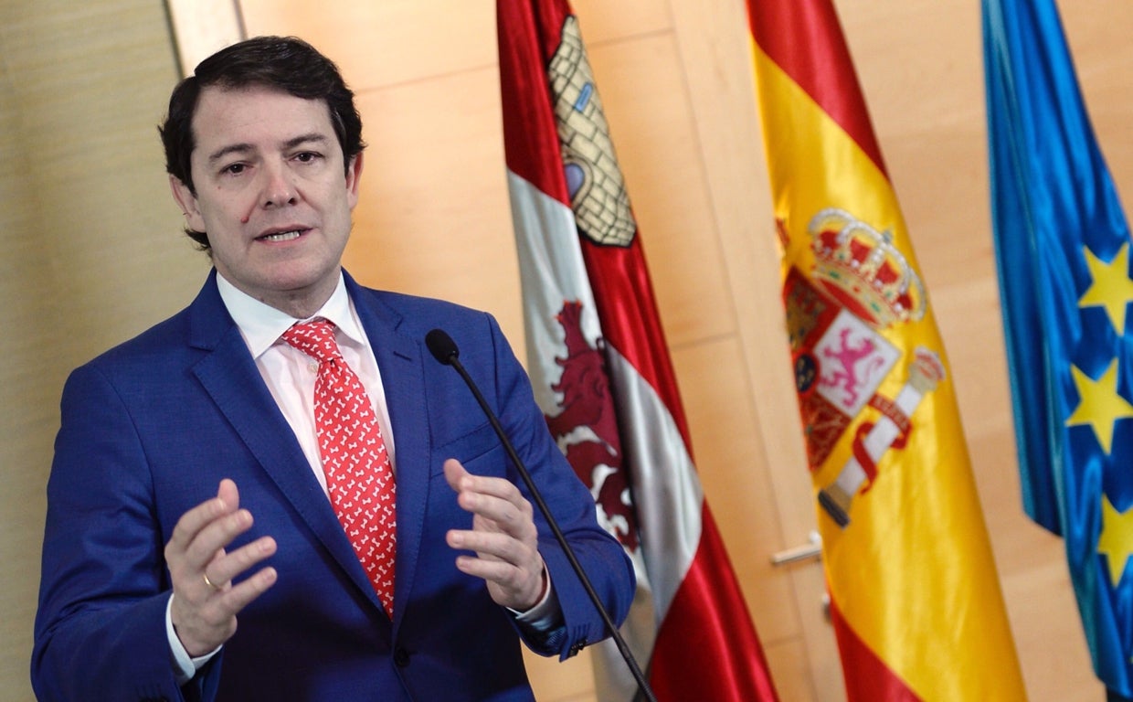 El presidente de la Junta, Alfonso Fernández Mañueco, en una imagen de archivo