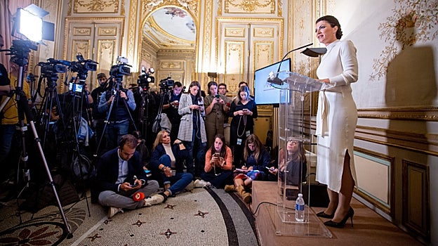 La presidenta de la Fundación Igualdad Iberoamericana atiende a los medios