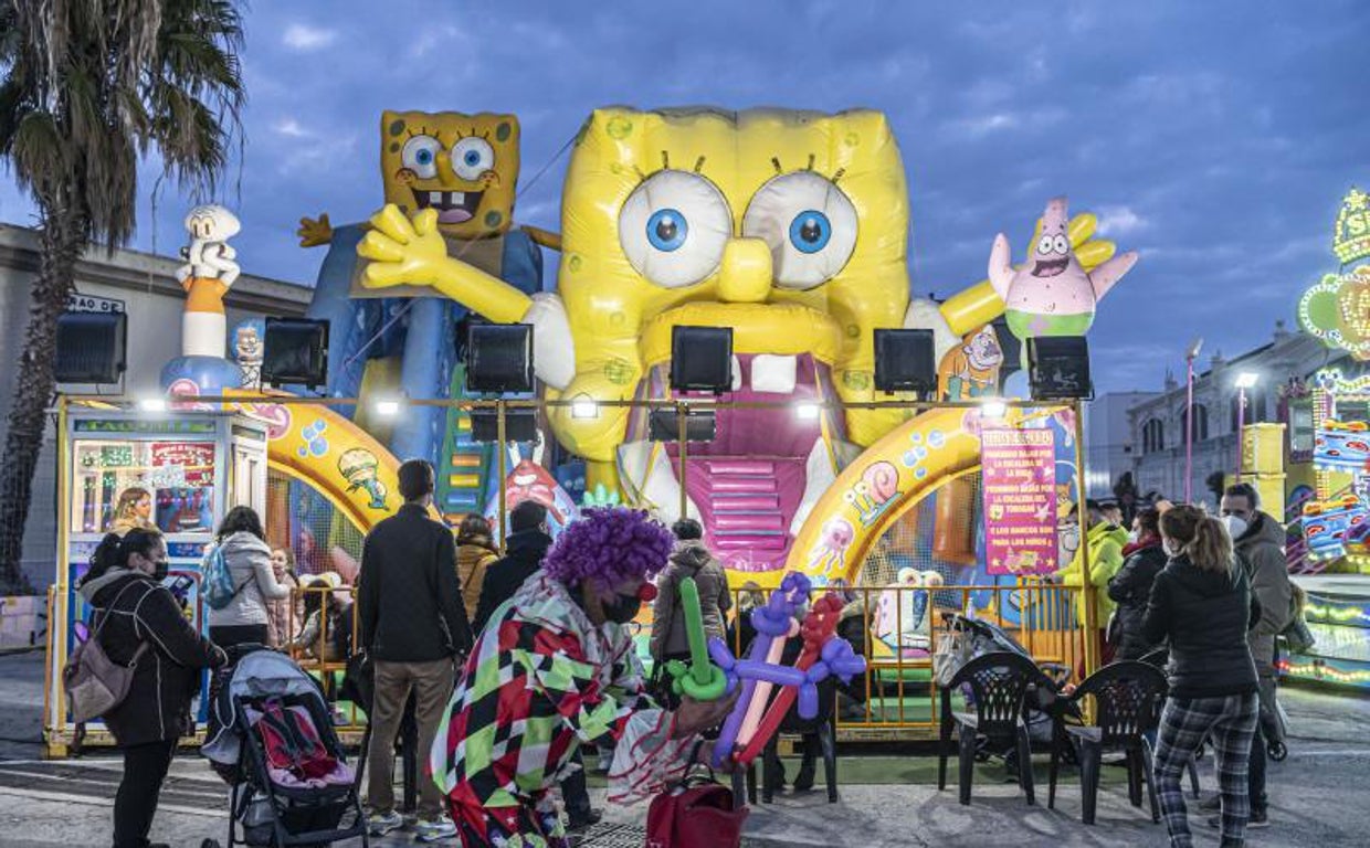 Imagen de archivo de una atracción de la feria de Valencia