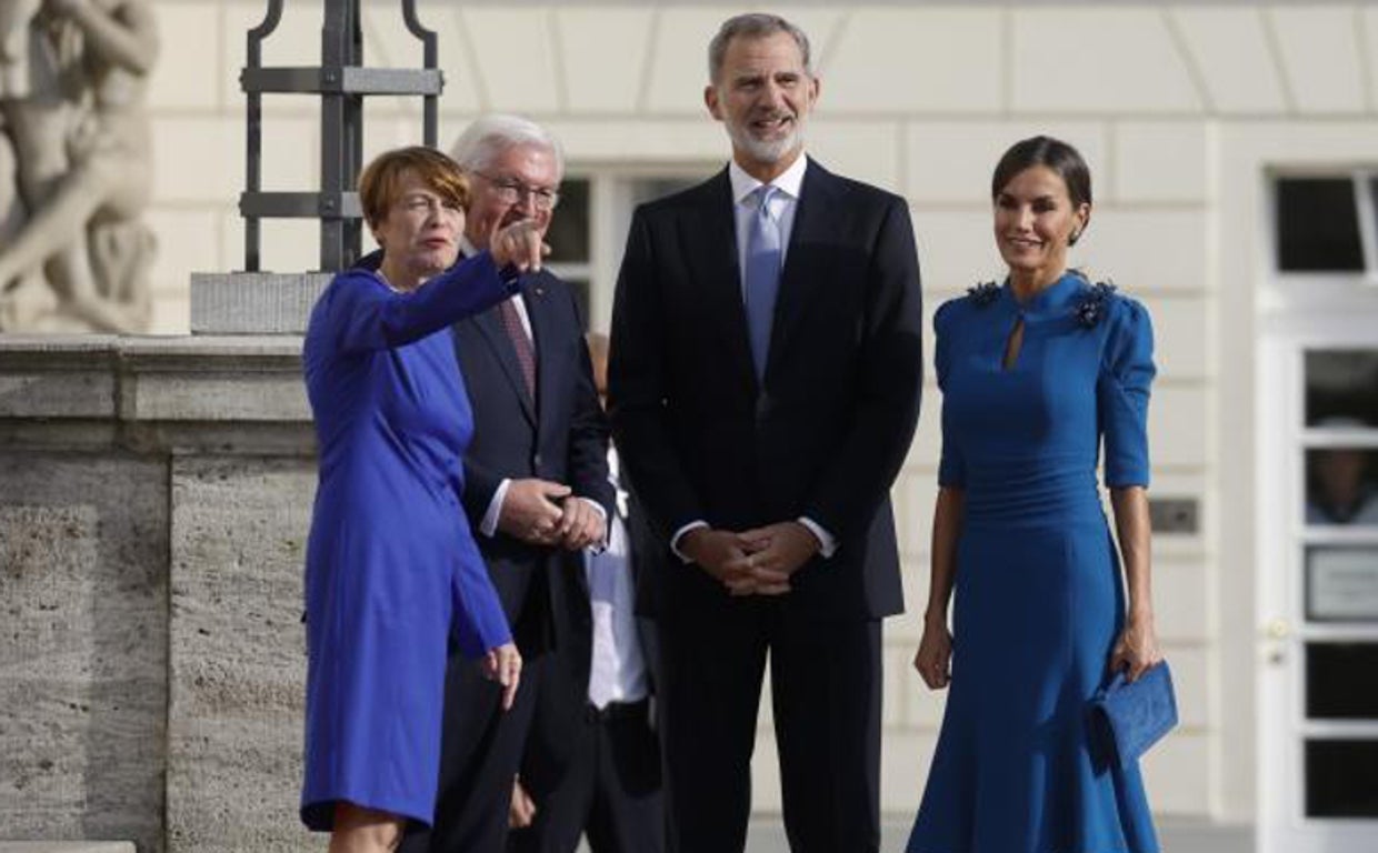 Don Felipe y Dola Letizia, con el presidente aleman y su esposa