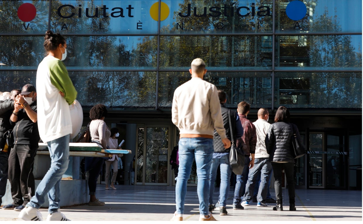 Imagen de archivo tomada en la Ciudad de la Justicia de Valencia