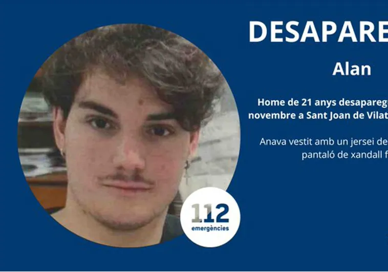 Encuentran al joven  desaparecido en Sant Joan de Vilatorrada