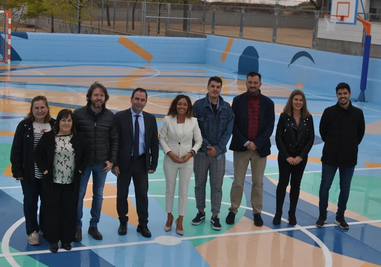 Remodelación de la pista polideportiva del colegio 'Pedro Melendo García' de Olías del Rey