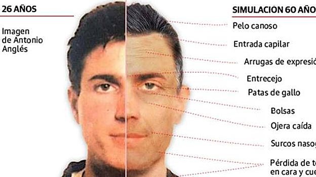 Reconstrucción facial realizada por el Instituto de Formación Profesional en Ciencias Forenses
