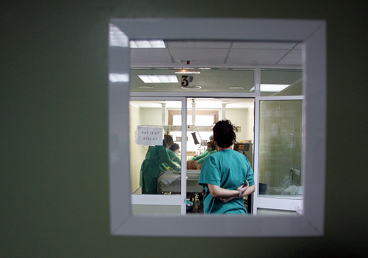 Imagen de archivo tomada en un hospital de la Comunidad Valenciana