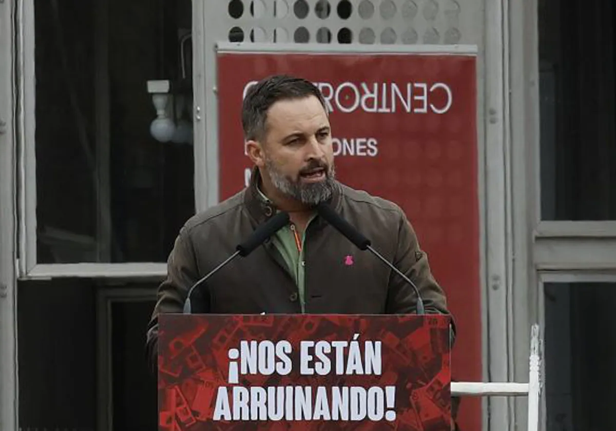 Santiago Abascal, líder de Vox