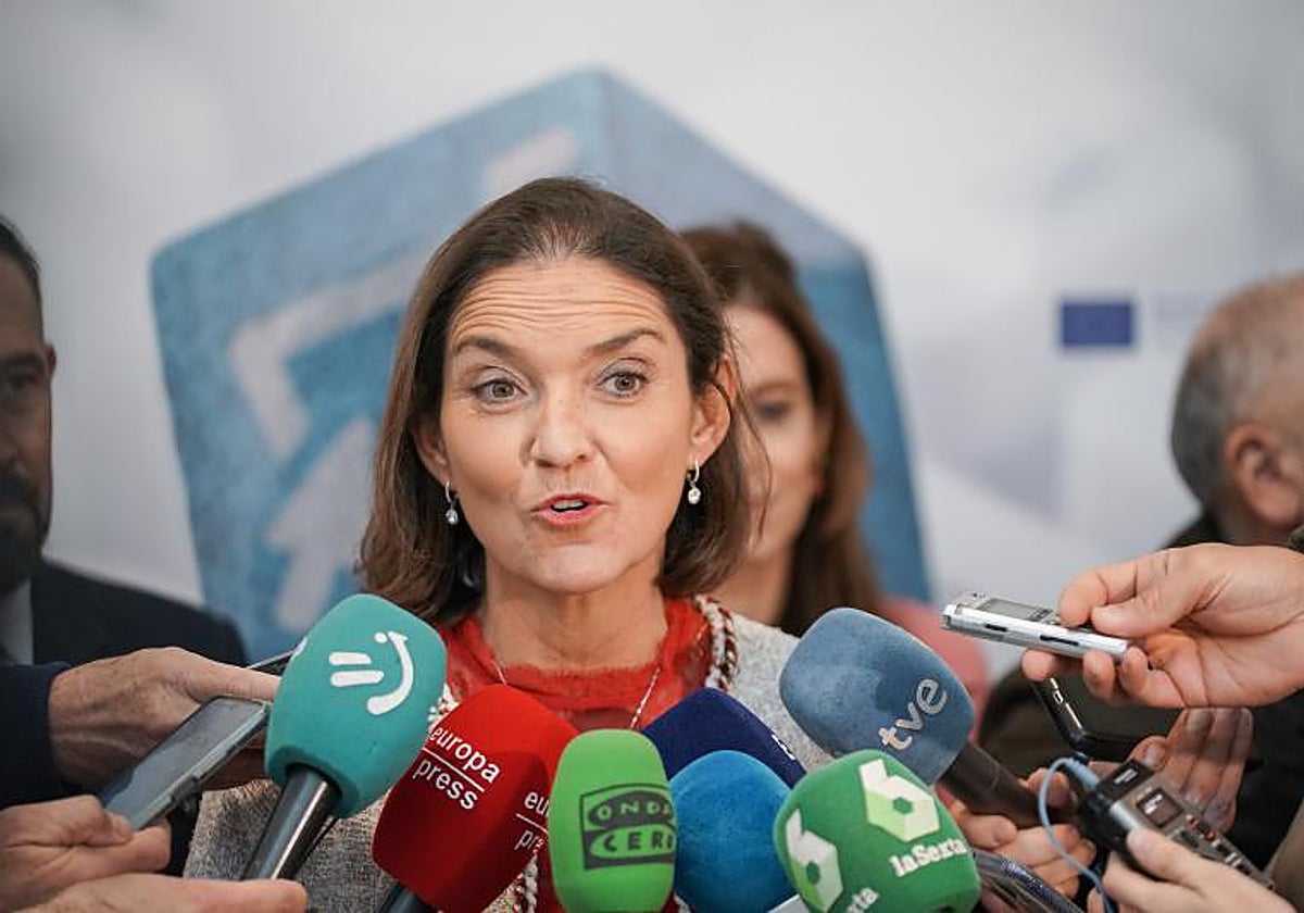 La ministra de Industria, Comercio y Turismo, Reyes Maroto