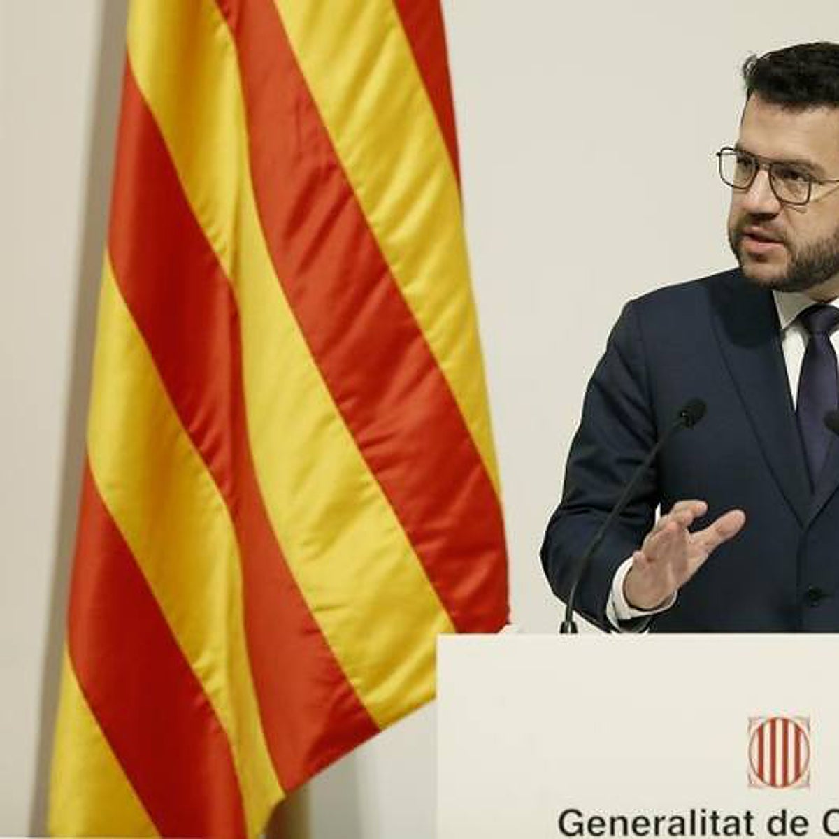 Aragonès, tras la derogación de la sedición: «Ahora toca reformar la malversación»