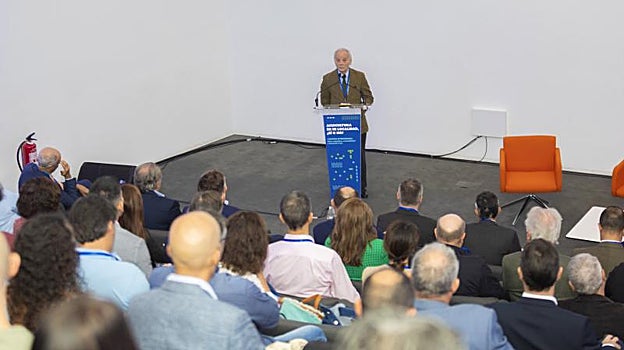 Presentación del encuentro, con la intervención del director general Ignacio Gandarias, del Ministerio de Agricultura, Pesca y Alimentación.