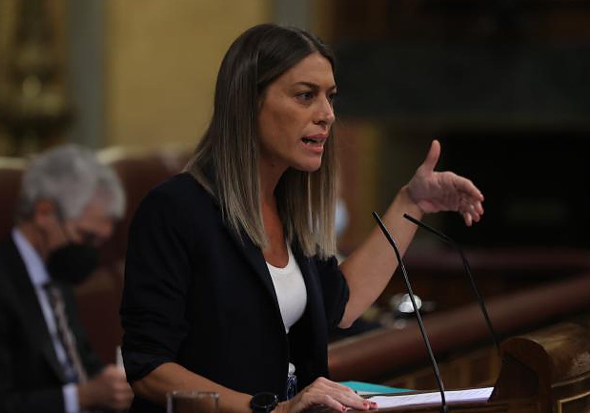 La portavoz de Junts en el Congreso de los Diputados, Míriam Nogueras, durante una intervención en el Pleno del Congreso, hace ya algunas semanas