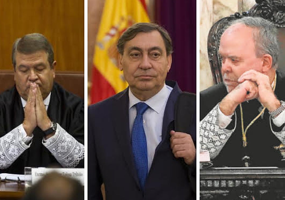 César Tolosa, Julián Sánchez Melgar y José Manuel Bandrés