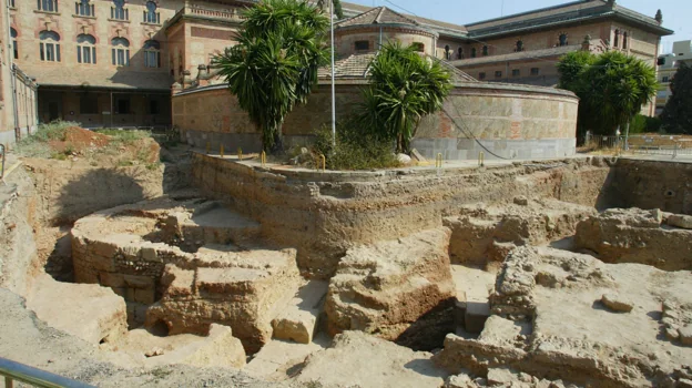 Restos del anfiteatro encontrados en Córdoba en 2003