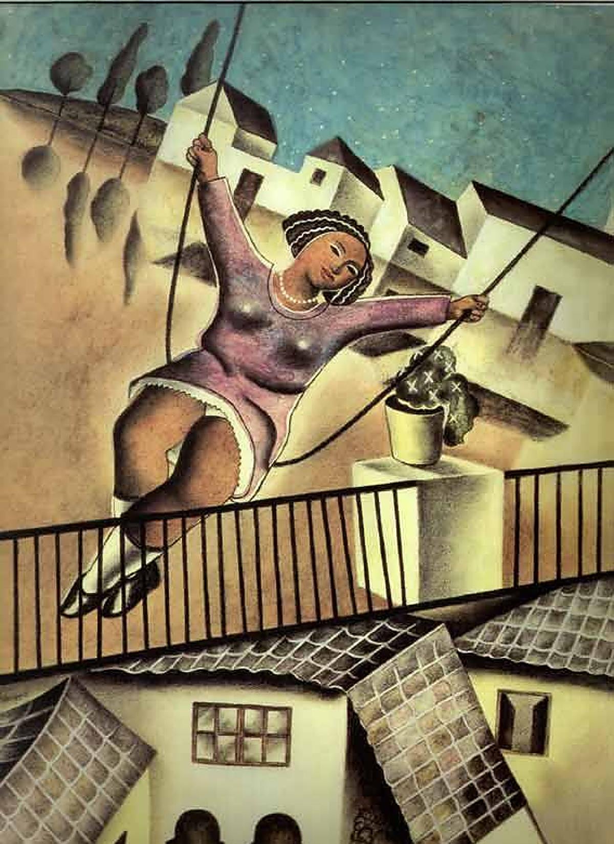 'Patio de mi casa', una obra de Ángel López-Obrero en los años 30