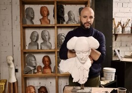 Javier López del Espino, escultor: «Hoy las redes son el mejor marchante de arte»