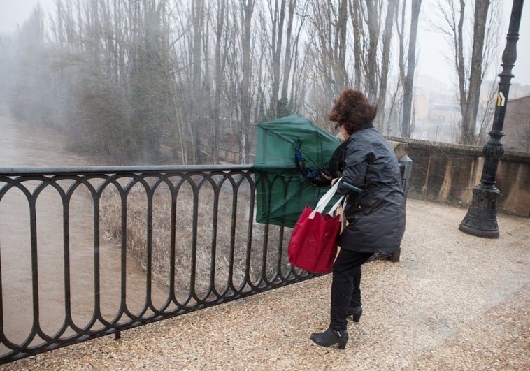 La borrasca Denise llega a Castilla y León: vientos de hasta cien kilómetros por hora, lluvia y nieve