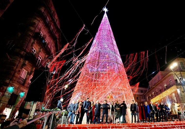 Vigo enciende la Navidad de «todo el planeta» con 11 millones de luces y un retorno económico de 750 millones de euros