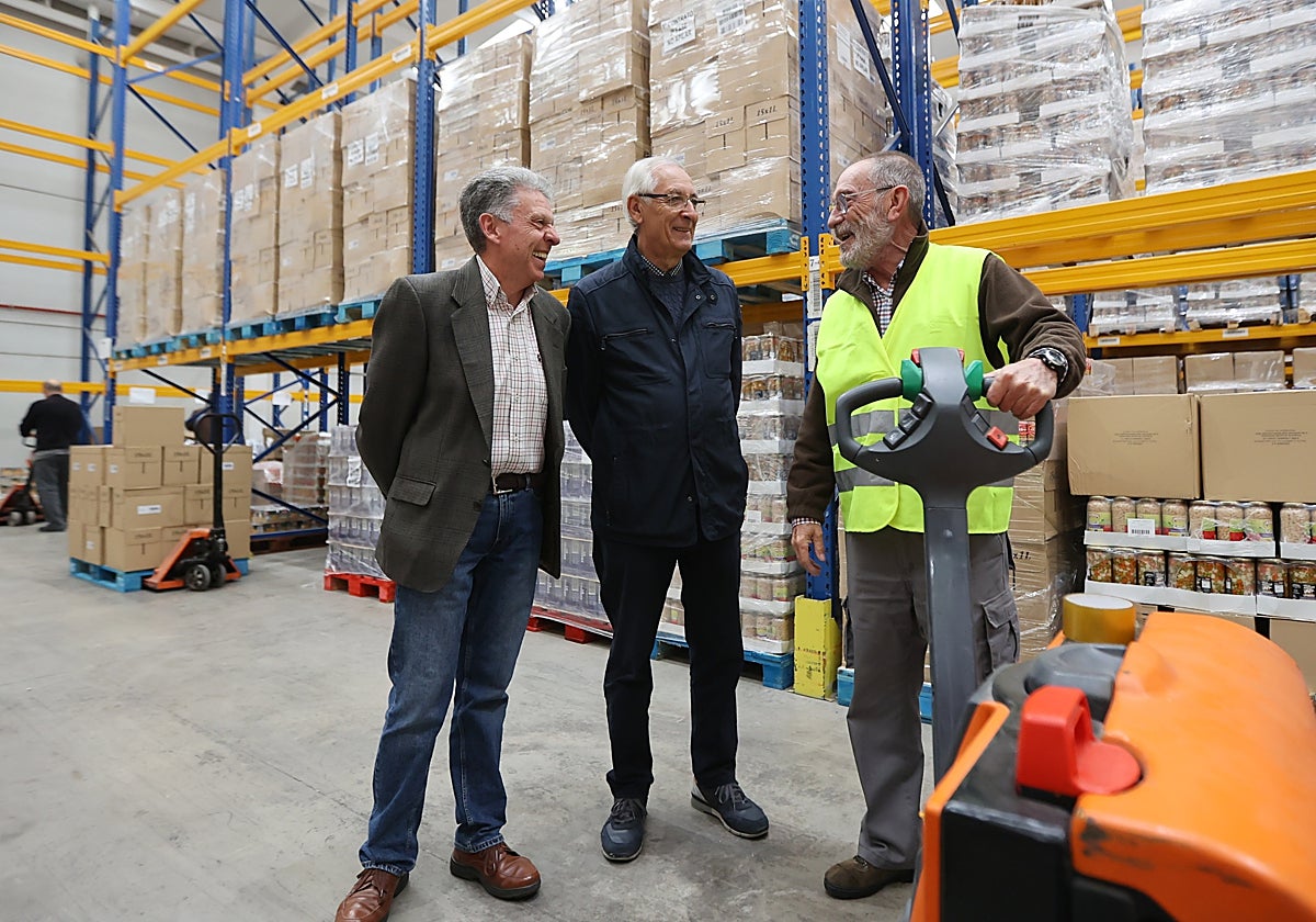 Responsables de la entidad benéfica, este lunes en la presentación de la campaña