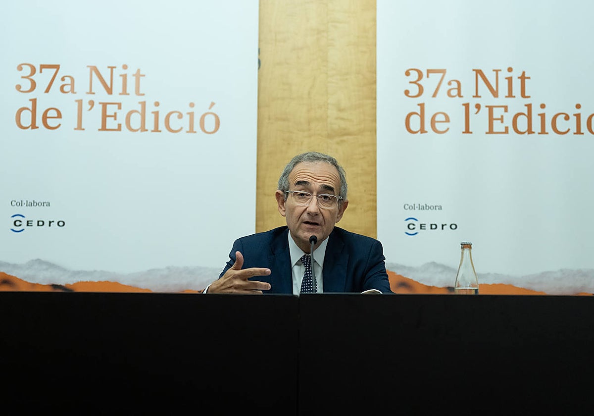 Patrici Tixis, este lunes durante la rueda de prensa del gremio