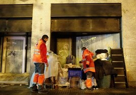 El frío y la lluvia hacen redoblar la atención a más de 300 personas sin hogar en Córdoba