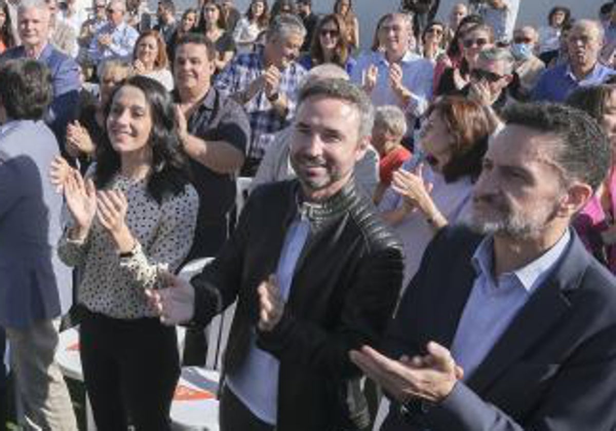 Inés Arrimadas con Guillermo Díaz, su mayor apoyo en el Congreso