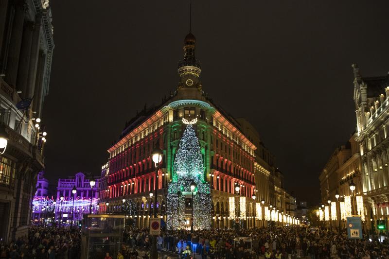 Confluencia de las calles Virgen de los Peligros y Alcalá 