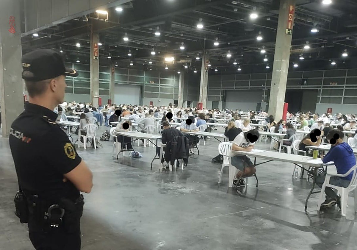 Exámenes de unas oposiciones en la Comunidad Valenciana.