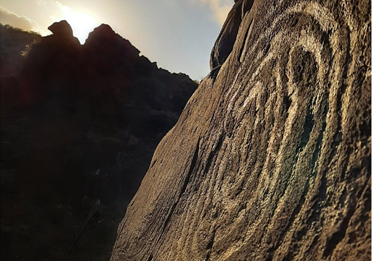 Foto ganadora del European Archaeologist Photojournalist of the Year 2022 en La Palma