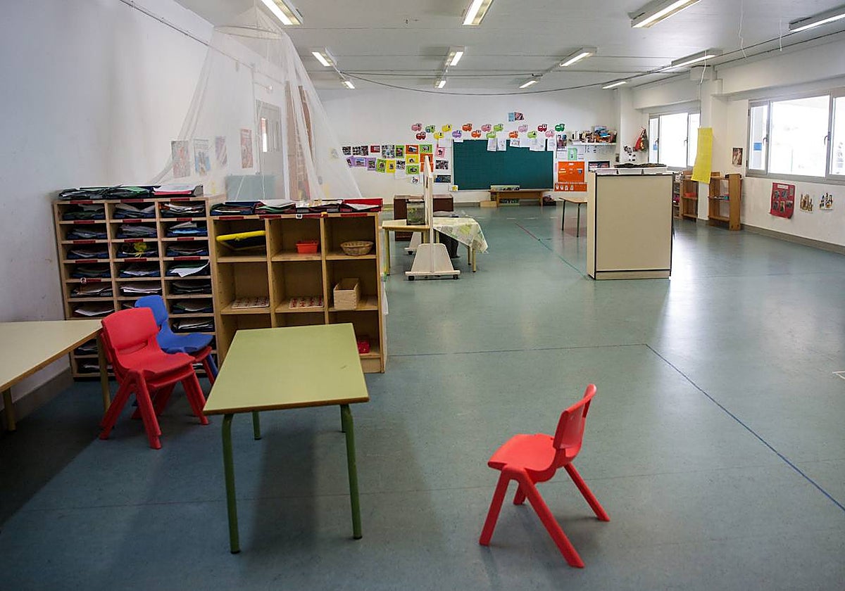 Las aulas permanecerán vacías este miércoles en el País Vasco