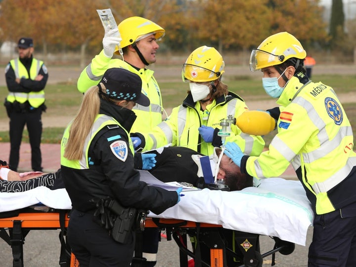Simulacro en Toledo ante un posible riesgo radiológico