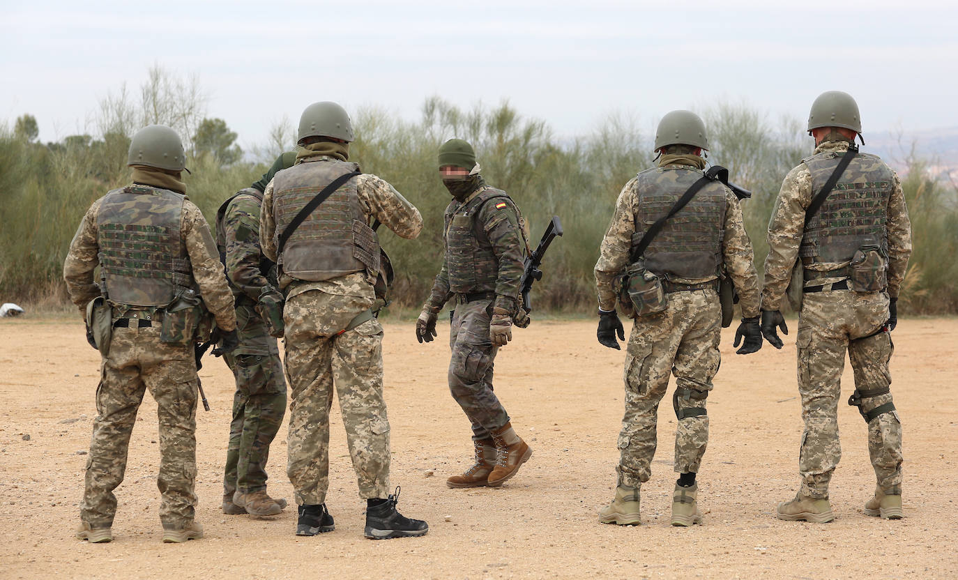 El adiestramiento en Toledo de los soldados ucranianos, en imágenes