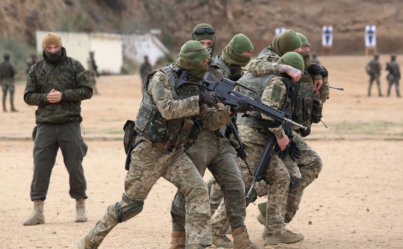 El adiestramiento en Toledo de los soldados ucranianos, en imágenes