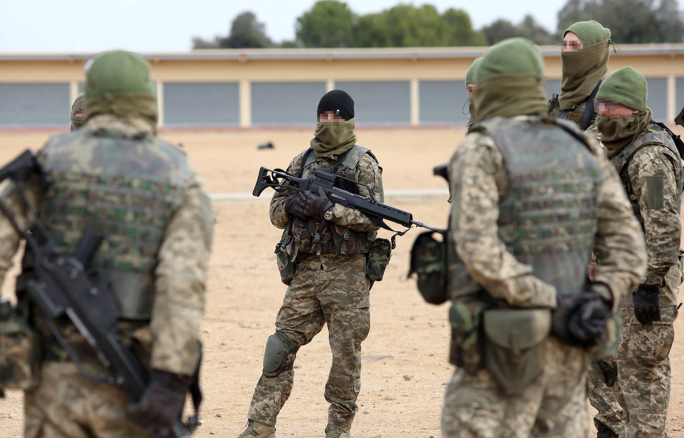 El adiestramiento en Toledo de los soldados ucranianos, en imágenes