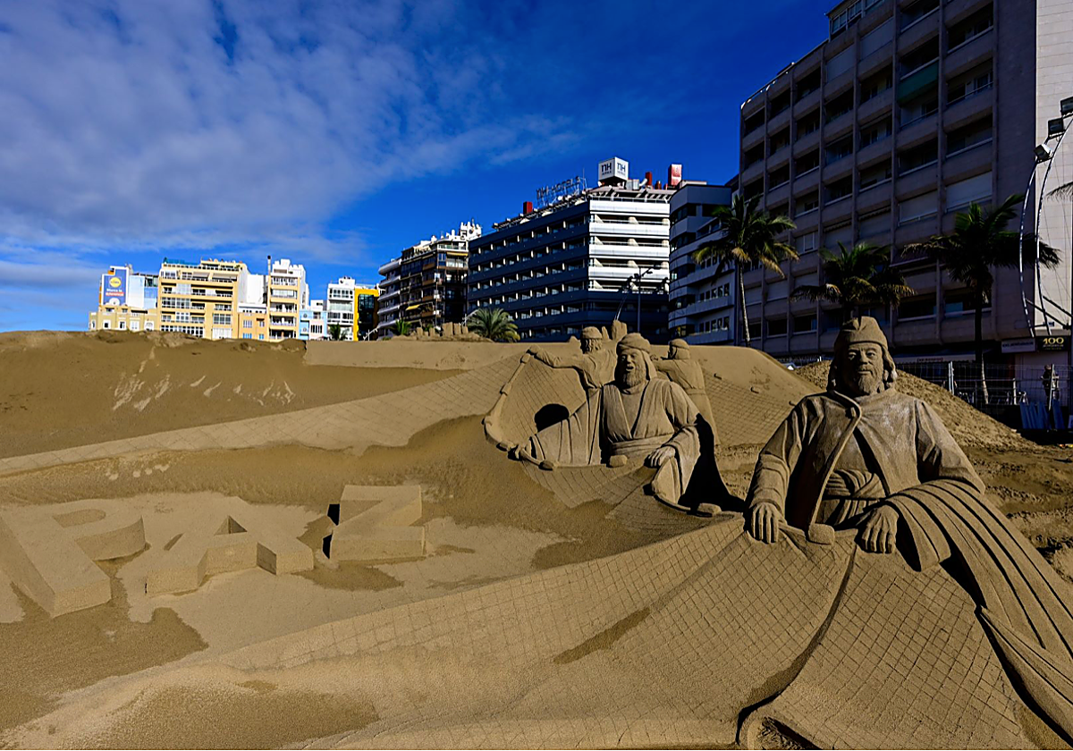 Una de las figuras del Belén de Arena 2022
