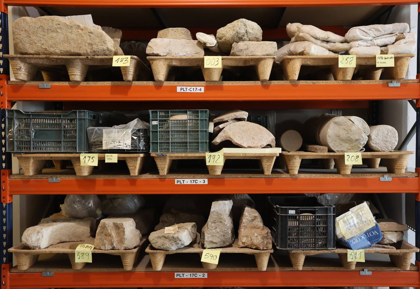 Las primeras imágenes del almacén arqueológico del Silo en Córdoba