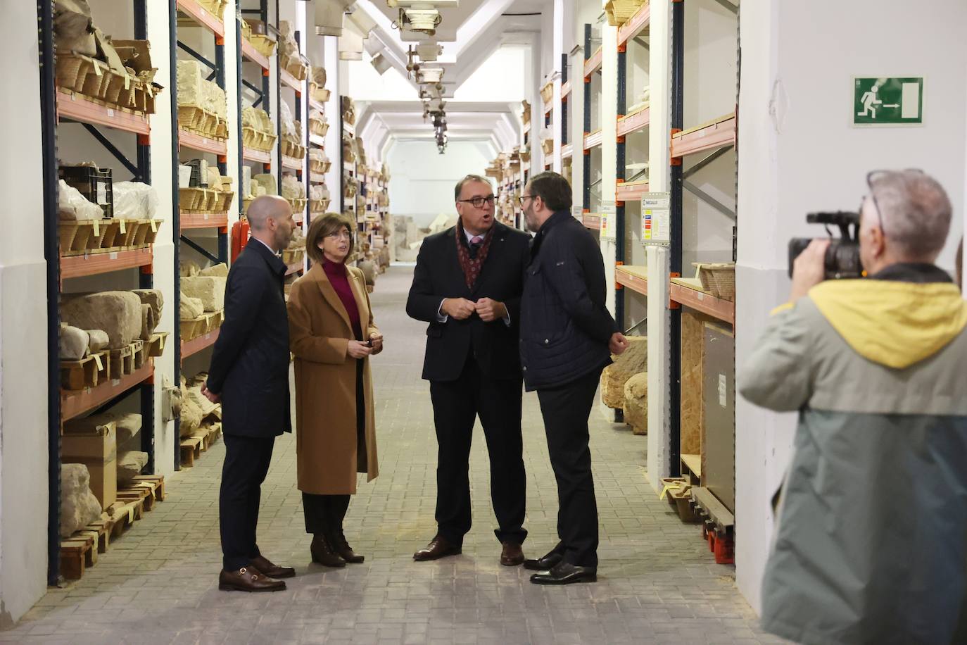 Las primeras imágenes del almacén arqueológico del Silo en Córdoba