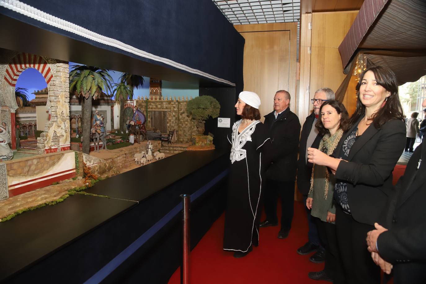 El Belén inspirado en Medina Azahara de la Fundación Cajasol en Córdoba, en imágenes