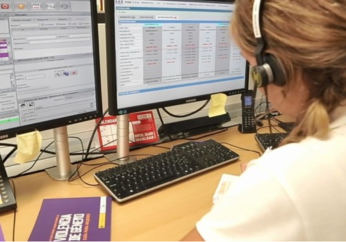 Sala operativa del 016 en Cnaarias