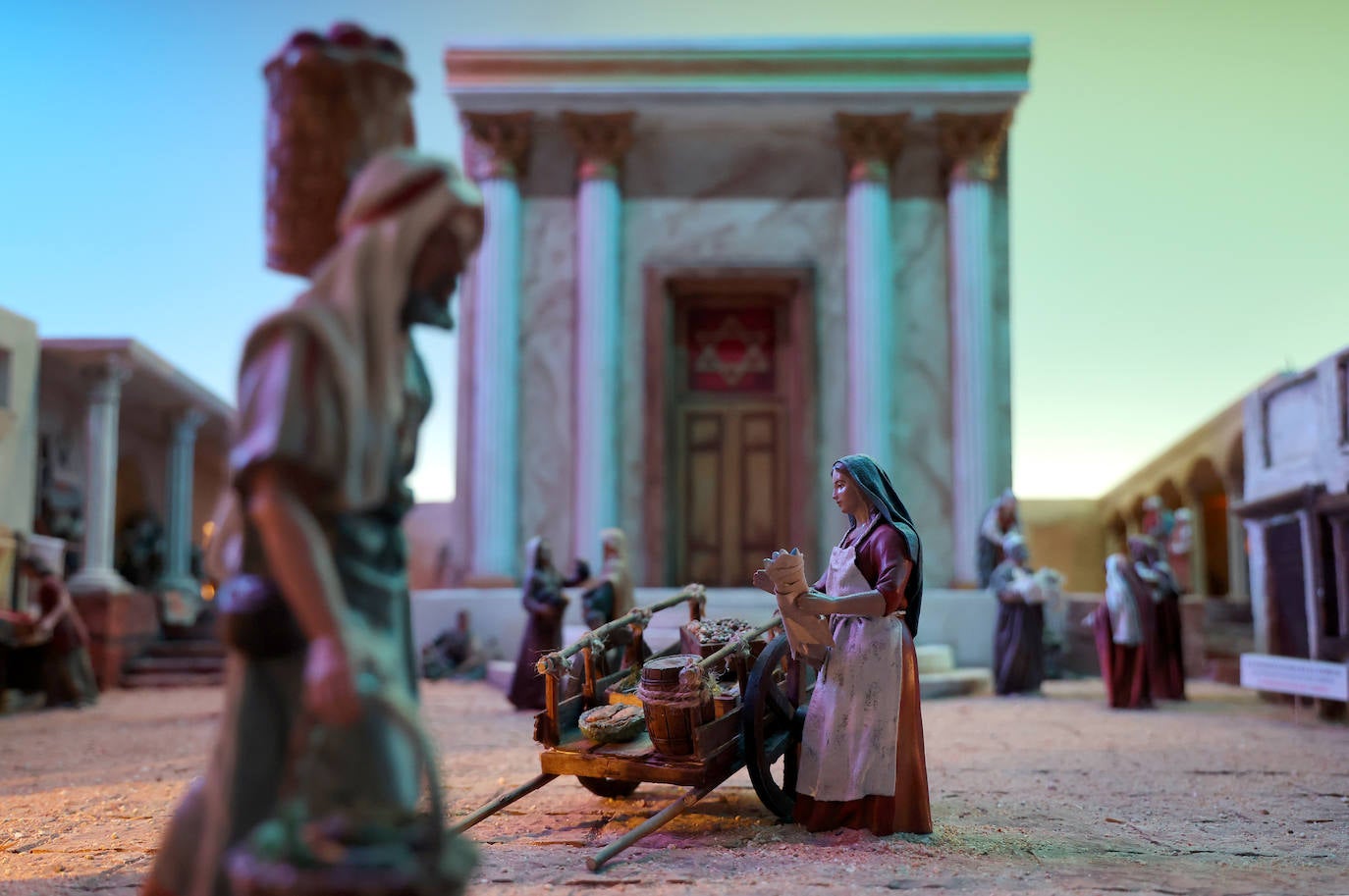 Los Nacimientos participantes en el XLI Concurso de Belenes de Cajasur, en imágenes