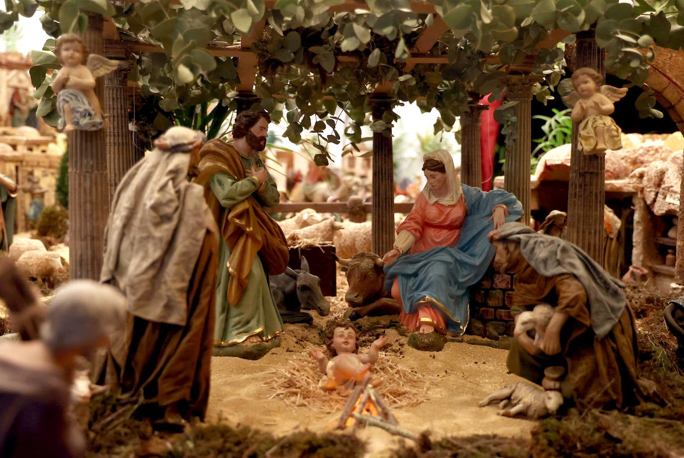 Los Nacimientos participantes en el XLI Concurso de Belenes de Cajasur, en imágenes