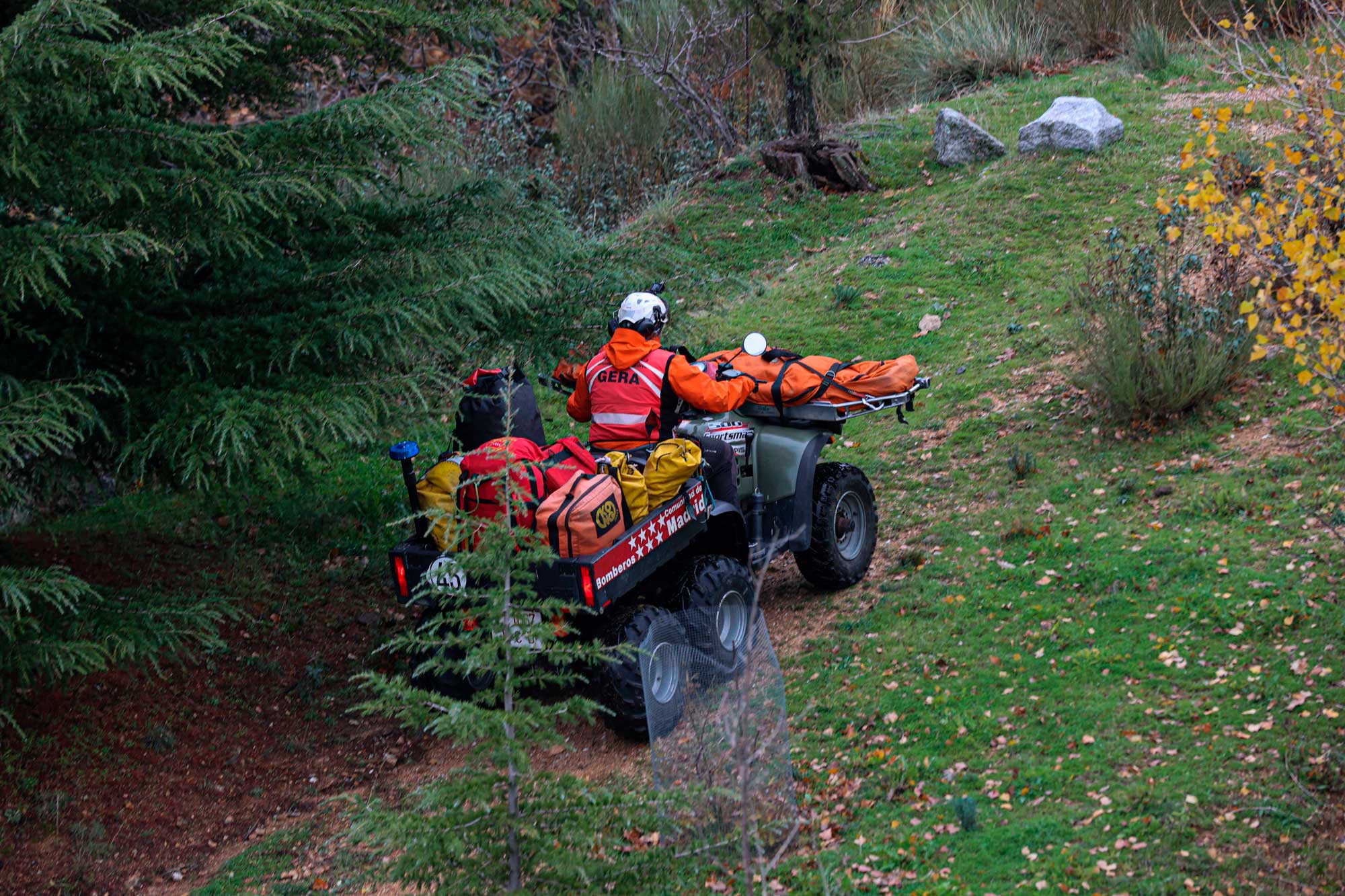 El  Quad vehiculo para transporte y aproximacion en  la zona