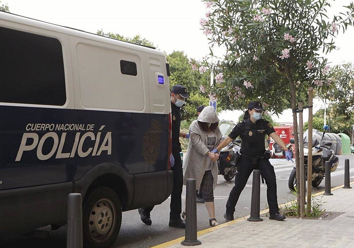 Imagen de archivo de la acusada tras su detención en junio de 2020