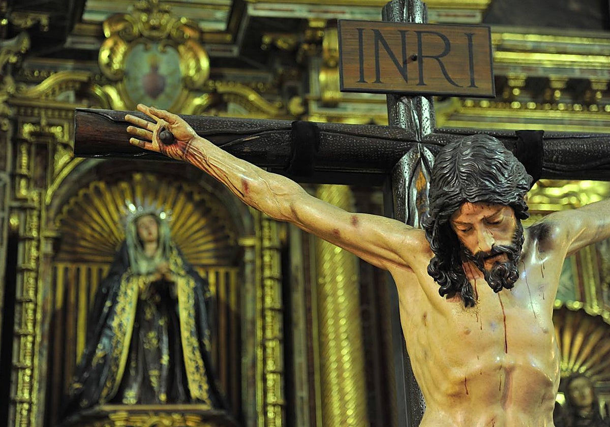 El Cristo de la Misericordia, en el convento de Santa Isabel