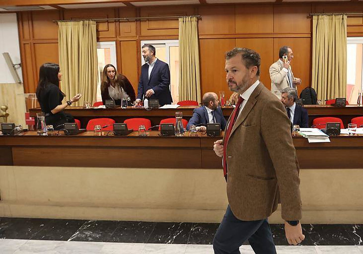 David Dorado, en el Pleno del Ayuntamiento del pasado mes de noviembre