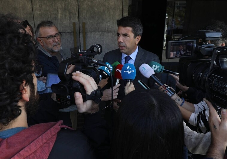 Mazón pide 'altura de miras' a la oposición para aprobar los presupuestos de 2023 en la Diputación de Alicante