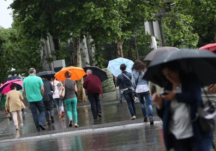 La predicción de la Aemet para Madrid: las fuertes lluvias, protagonistas en la tarde de este miércoles