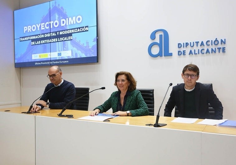 La Diputación de Alicante tramitará 2,7 millones de la UE para facilitar el acceso de los vecinos a las gestiones municipales