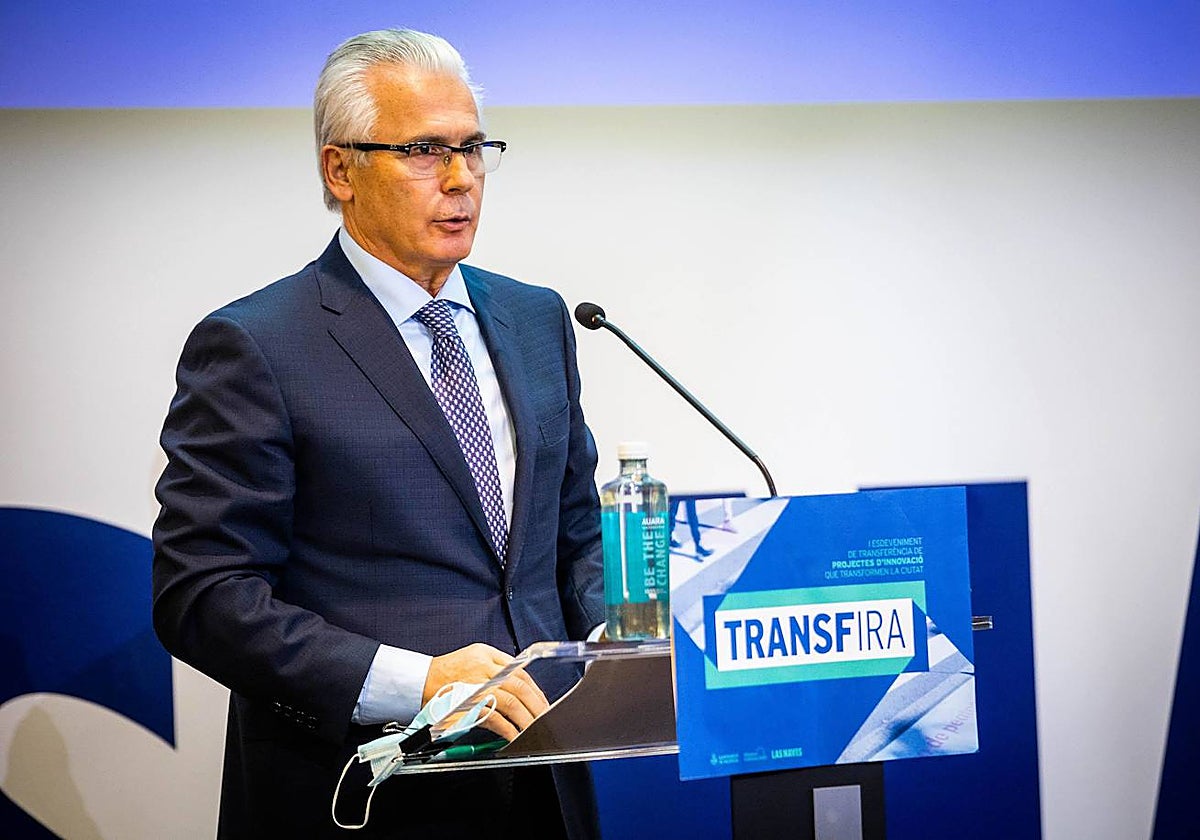 Imagen de Baltasar Garzón en Las Naves de Valencia, el 11 de noviembre de 2021