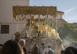 La Virgen de la Alegría lucirá su palio terminado la Semana Santa de Córdoba de 2024