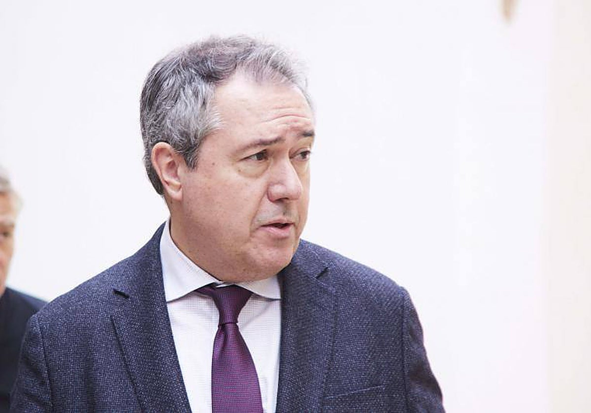 El secretario general del PSOE andaluz, Juan Espadas